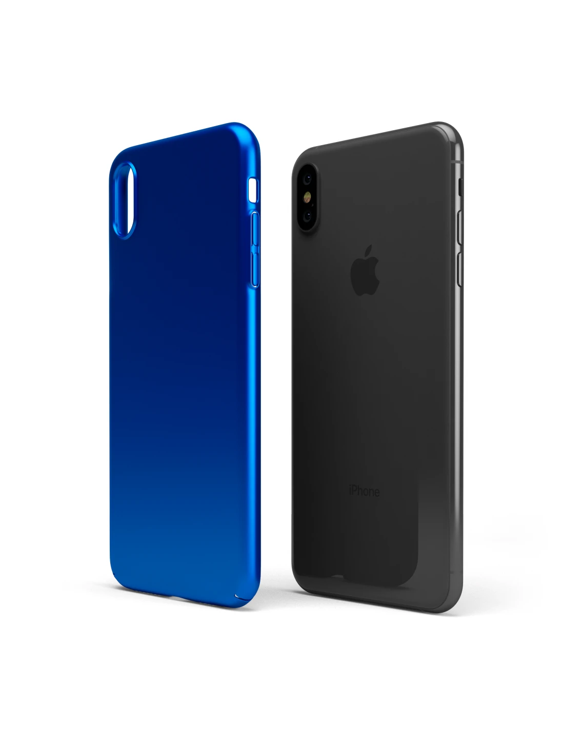 CoverStyle® - Custodia UltraSoft® Sottile 1.0mm Rigida Con Effetto Opaco Soft-Touch Per IPhone X - Blu Opaco 5 CoverStyle® - Custodia UltraSoft® Sottile 1.0mm Rigida Con Effetto Opaco Soft-Touch Per IPhone X - Blu Opaco - immagine 5