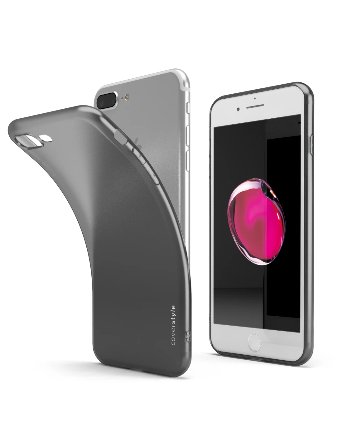 CoverStyle® - FrostFlex 1.0mm Custodia Flessibile Opaca Per IPhone 7 Plus (5.5") - Nero 1 CoverStyle® - FrostFlex 1.0mm Custodia Flessibile Opaca Per IPhone 7 Plus (5.5") - Nero