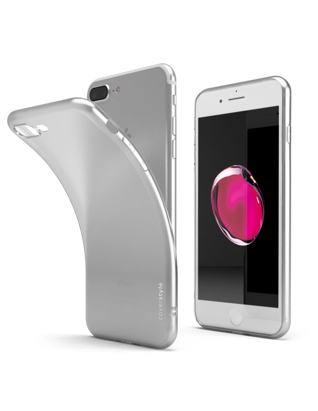 CoverStyle® - FrostFlex 1.0mm Custodia Flessibile Opaca Per IPhone 7 Plus (5.5") - Trasparente 1 CoverStyle® - FrostFlex 1.0mm Custodia Flessibile Opaca Per IPhone 7 Plus (5.5") - Trasparente