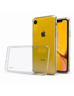 CoverStyle® - UltraFlex® Custodia Bordo TPU Antiurto + Retro Policarbonato Rigido Per IPhone XR - Trasparente