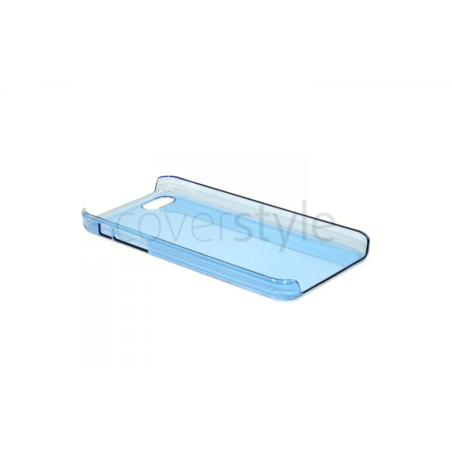 Custodia Crystal Ultra Sottile Trasparente Per IPhone 5C - Azzurro 2 Custodia Crystal Ultra Sottile Trasparente Per IPhone 5C - Azzurro - immagine 2