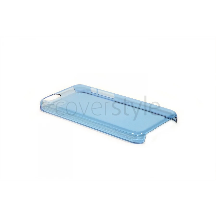 Custodia Crystal Ultra Sottile Trasparente Per IPhone 5C - Azzurro 1 Custodia Crystal Ultra Sottile Trasparente Per IPhone 5C - Azzurro