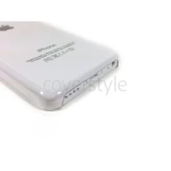Custodia Crystal Ultra Sottile Trasparente Per IPhone 5C - Bianco -Cover Style Negozio custodia crystal ultra sottile trasparente per iphone 5c bianco 3
