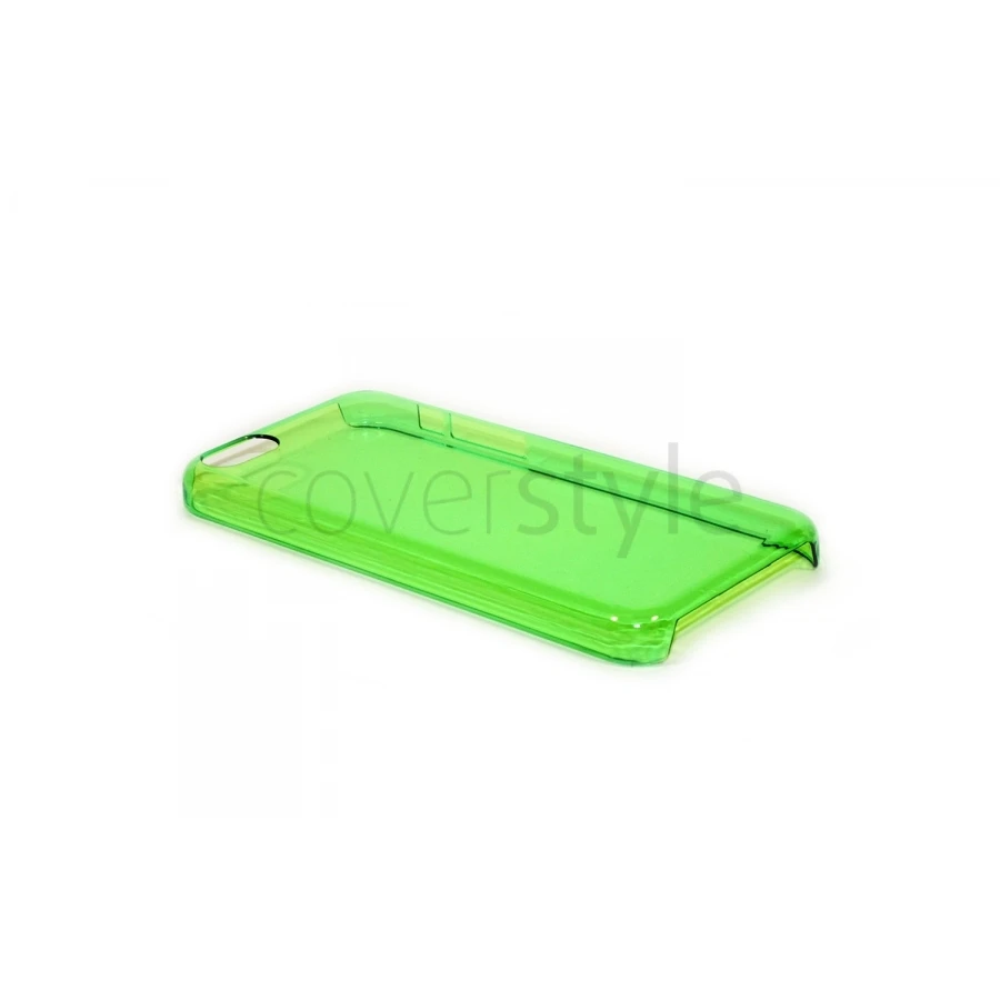 Custodia Crystal Ultra Sottile Trasparente Per IPhone 5C - Verde 1 Custodia Crystal Ultra Sottile Trasparente Per IPhone 5C - Verde