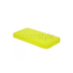 Custodia Dust Matt Anti-Polvere Flessibile Trasparente Per IPhone 5/5S - Giallo