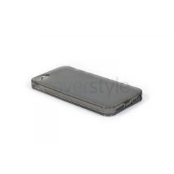 Custodia Dust Matt Anti-Polvere Flessibile Trasparente Per IPhone 5/5S - Nero