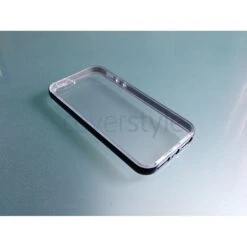 Custodia Flessibile Bordo Rinforzato Con Interno Trasparente Per IPhone 5/5S