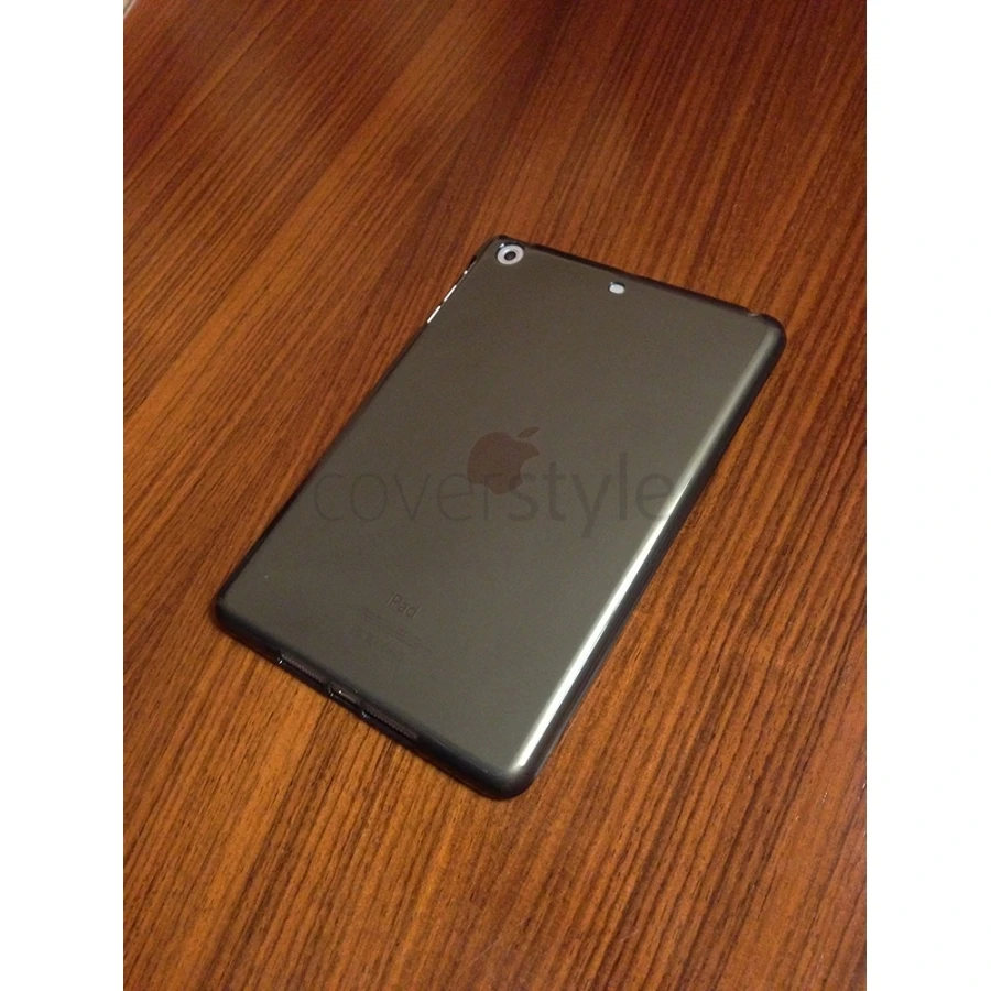 Custodia Flessibile Lucida Con Interno Trasparente Per IPad Mini - Nero 1 Custodia Flessibile Lucida Con Interno Trasparente Per IPad Mini - Nero