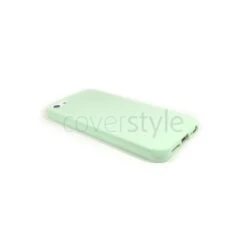 Custodia Flessibile Lucida Per IPhone 5/5S - Verde Acqua