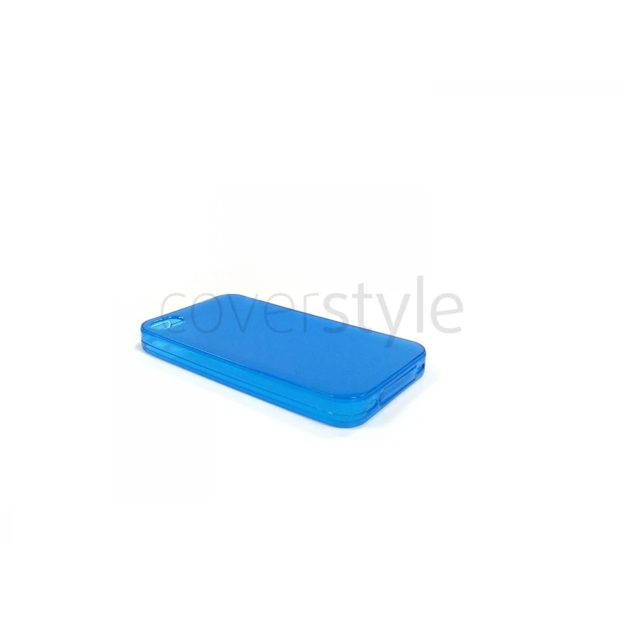 Custodia Flessibile Trasparente Anti-Polvere Per IPhone 4/4S - Blu 1 Custodia Flessibile Trasparente Anti-Polvere Per IPhone 4/4S - Blu