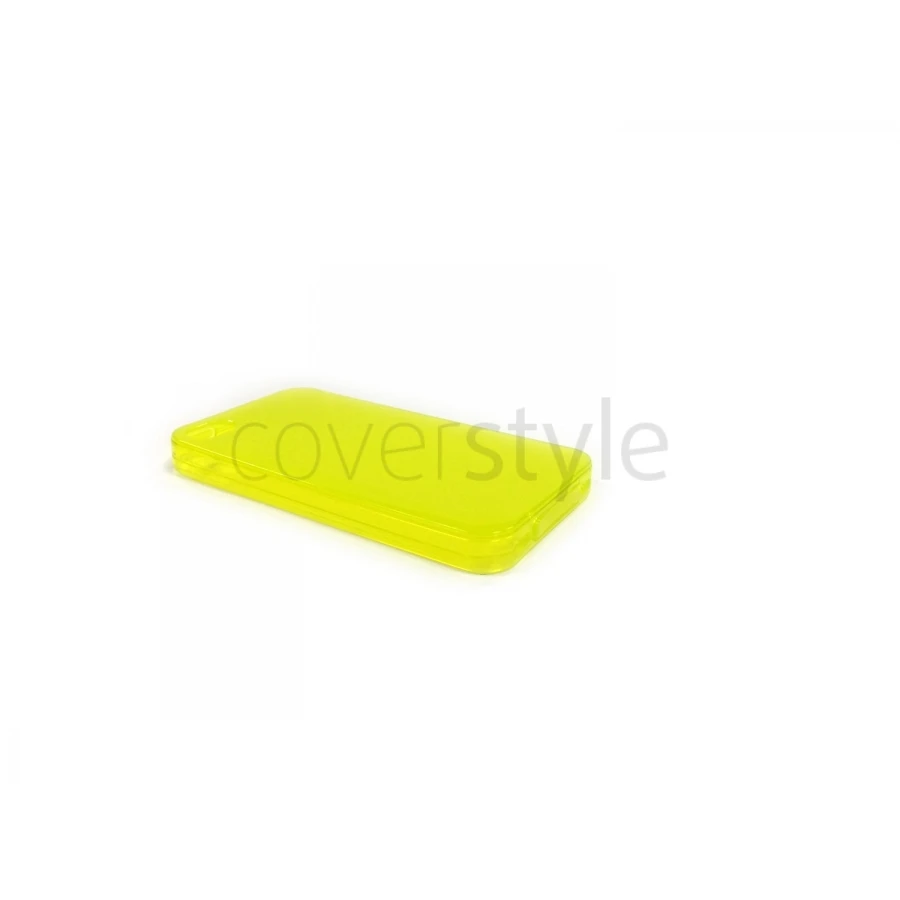 Custodia Flessibile Trasparente Anti-Polvere Per IPhone 4/4S - Giallo 1 Custodia Flessibile Trasparente Anti-Polvere Per IPhone 4/4S - Giallo