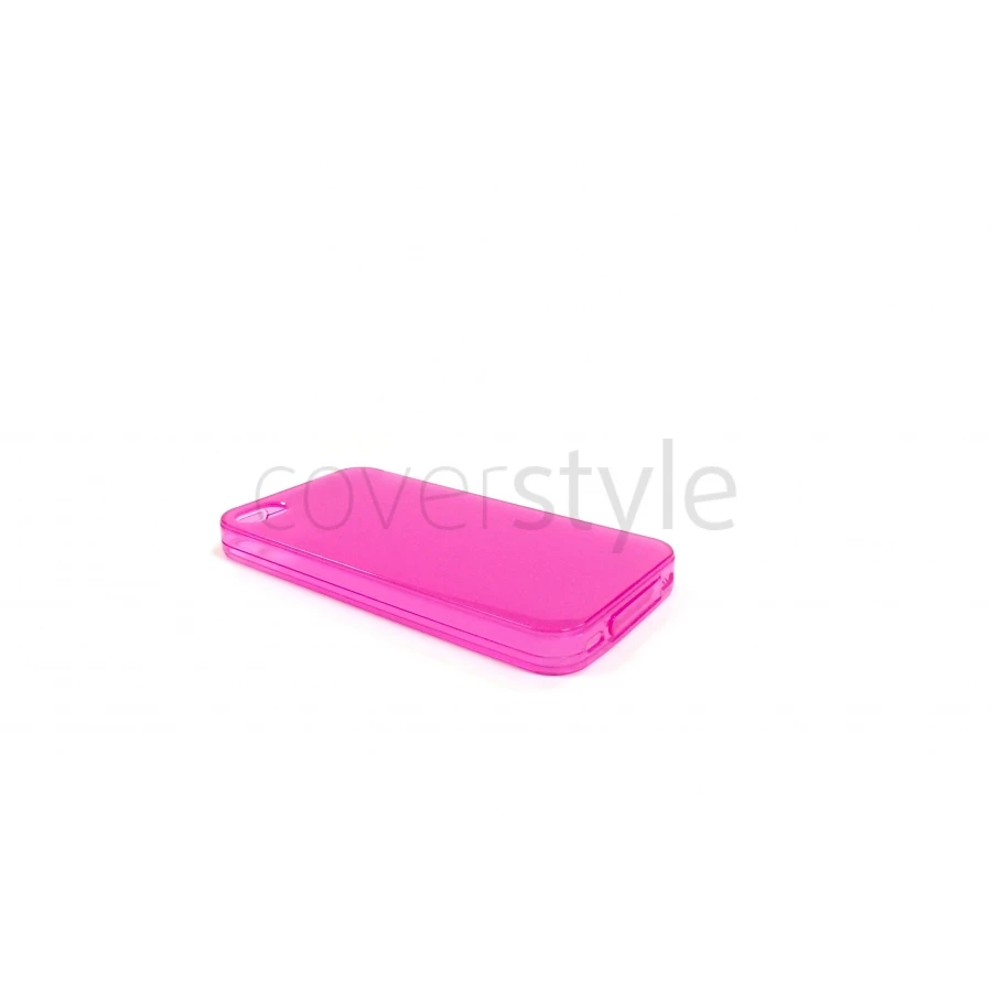 Custodia Flessibile Trasparente Anti-Polvere Per IPhone 4/4S - Rosa 1 Custodia Flessibile Trasparente Anti-Polvere Per IPhone 4/4S - Rosa