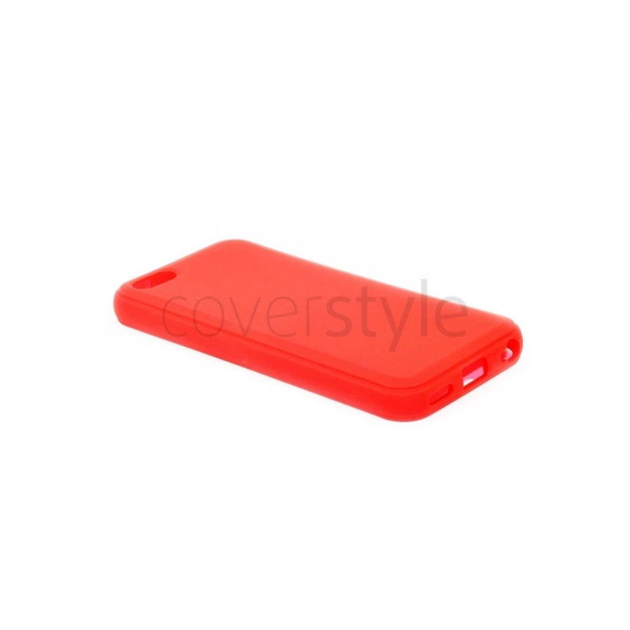 Custodia Flexi Matt Flessibile Opaca Per IPhone 5C - Rosso 1 Custodia Flexi Matt Flessibile Opaca Per IPhone 5C - Rosso