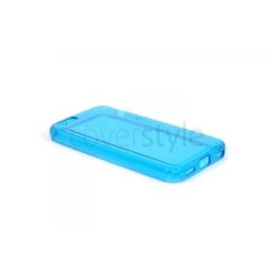 Custodia Glossy Flessibile Trasparente Per IPhone 5C - Blu