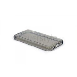 Custodia Glossy Flessibile Trasparente Per IPhone 5C - Nero