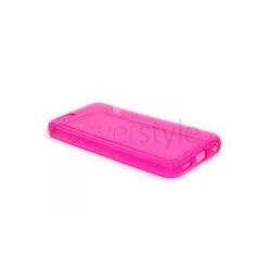 Custodia Glossy Flessibile Trasparente Per IPhone 5C - Rosa