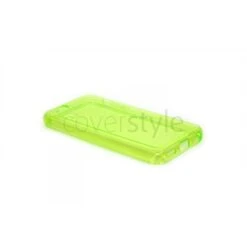 Custodia Glossy Flessibile Trasparente Per IPhone 5C - Verde