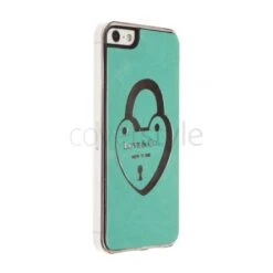 Custodia Heart Key Ring Per IPhone 5/5S - Verde