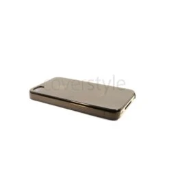 Custodia Plastica Rigida Per IPhone 4/4S- Nero Trasparente