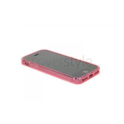 Custodia RetroFlex Con Retro Rigido E Bordo Flessibile Per IPhone 5/5S - Rosa -Cover Style Negozio custodia retroflex con retro rigido e bordo flessibile per iphone 5 5s rosa 2