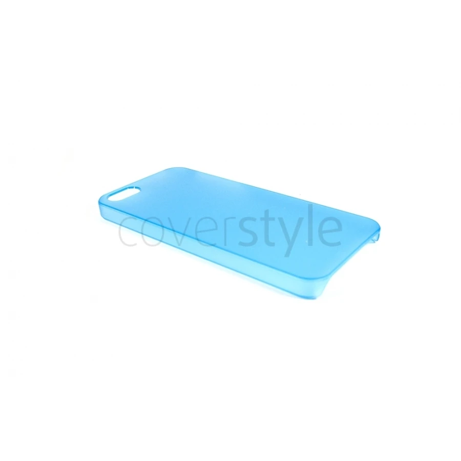 Custodia Ultra Sottile Opaca Per IPhone 5/5S - Blu 1 Custodia Ultra Sottile Opaca Per IPhone 5/5S - Blu