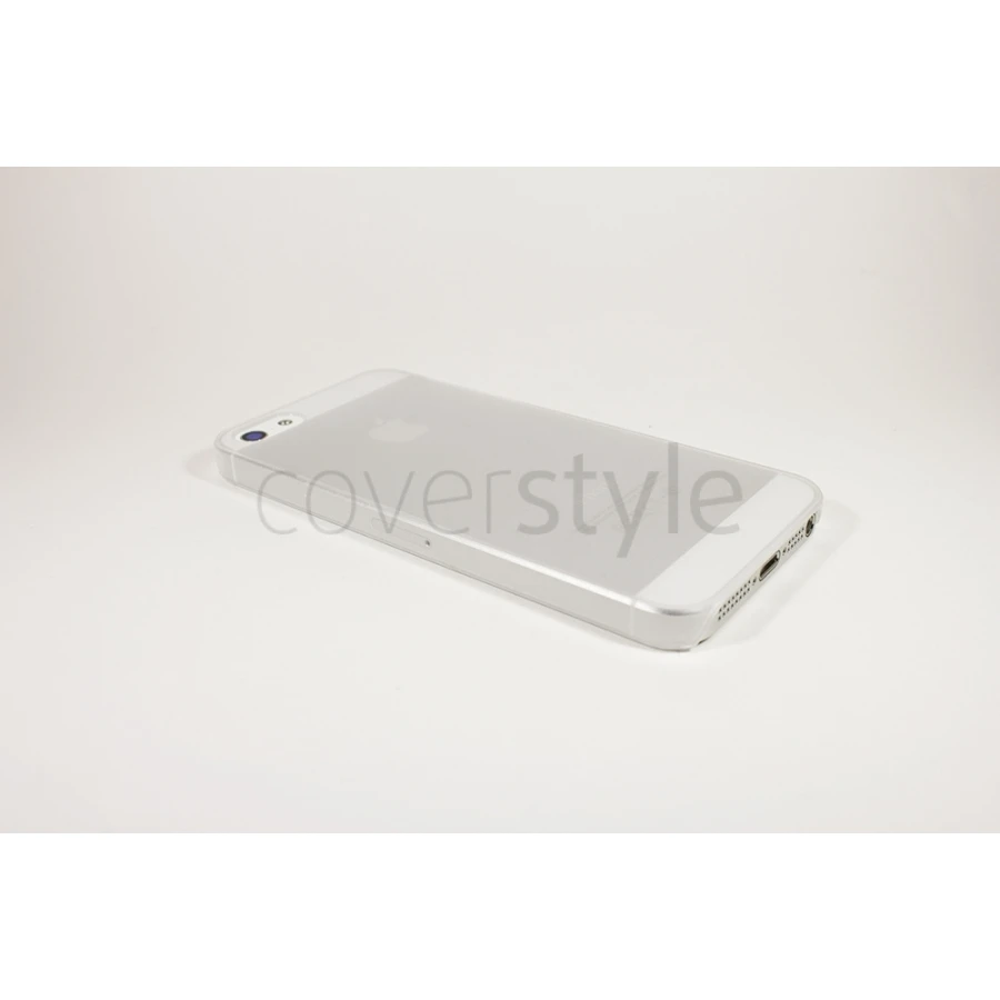 Custodia Ultra Sottile Opaca Per IPhone 5/5S - Trasparente 1 Custodia Ultra Sottile Opaca Per IPhone 5/5S - Trasparente