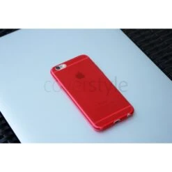 Custodia ZeroFlex 0.3mm Ultra Sottile Flessibile Per IPhone 6 (4.7") - Rosso Trasparente -Cover Style Negozio custodia zeroflex 03mm ultra sottile flessibile per iphone 6 47 rosso trasparente 3