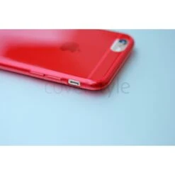 Custodia ZeroFlex 0.3mm Ultra Sottile Flessibile Per IPhone 6 (4.7") - Rosso Trasparente -Cover Style Negozio custodia zeroflex 03mm ultra sottile flessibile per iphone 6 47 rosso trasparente 5