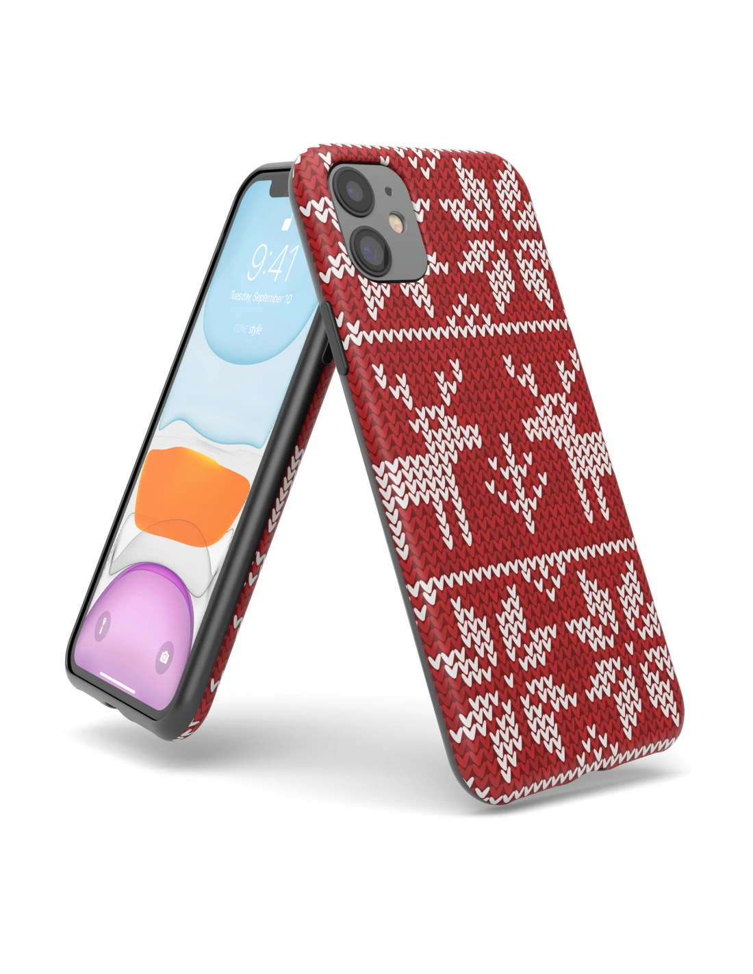 DesignFlex® - Custodia In TPU Flessibile Opaco Per IPhone 11 - Natale 2 DesignFlex® - Custodia In TPU Flessibile Opaco Per IPhone 11 - Natale - immagine 2
