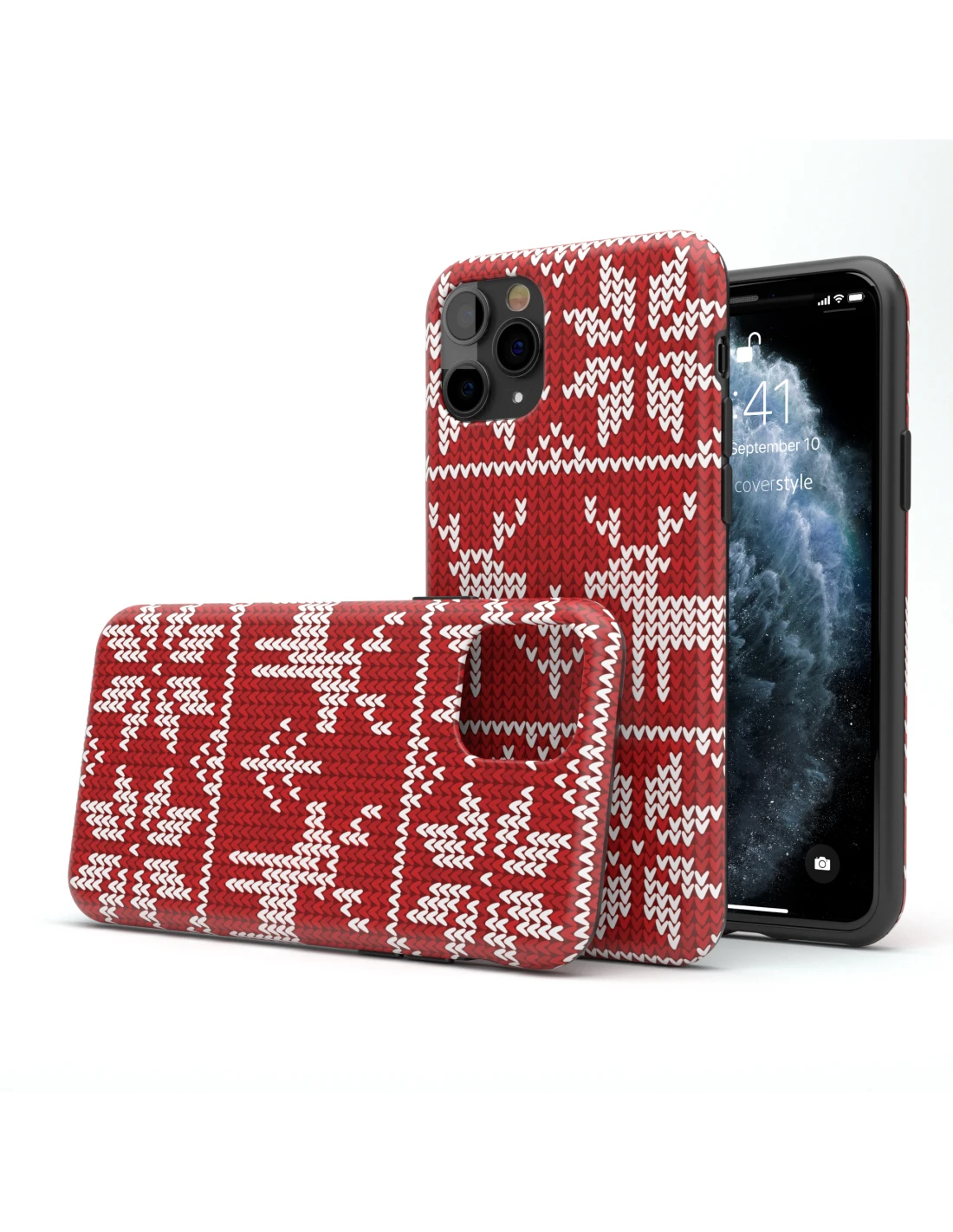 DesignFlex® - Custodia In TPU Flessibile Opaco Per IPhone 11 Pro Max - Natale 1 DesignFlex® - Custodia In TPU Flessibile Opaco Per IPhone 11 Pro Max - Natale
