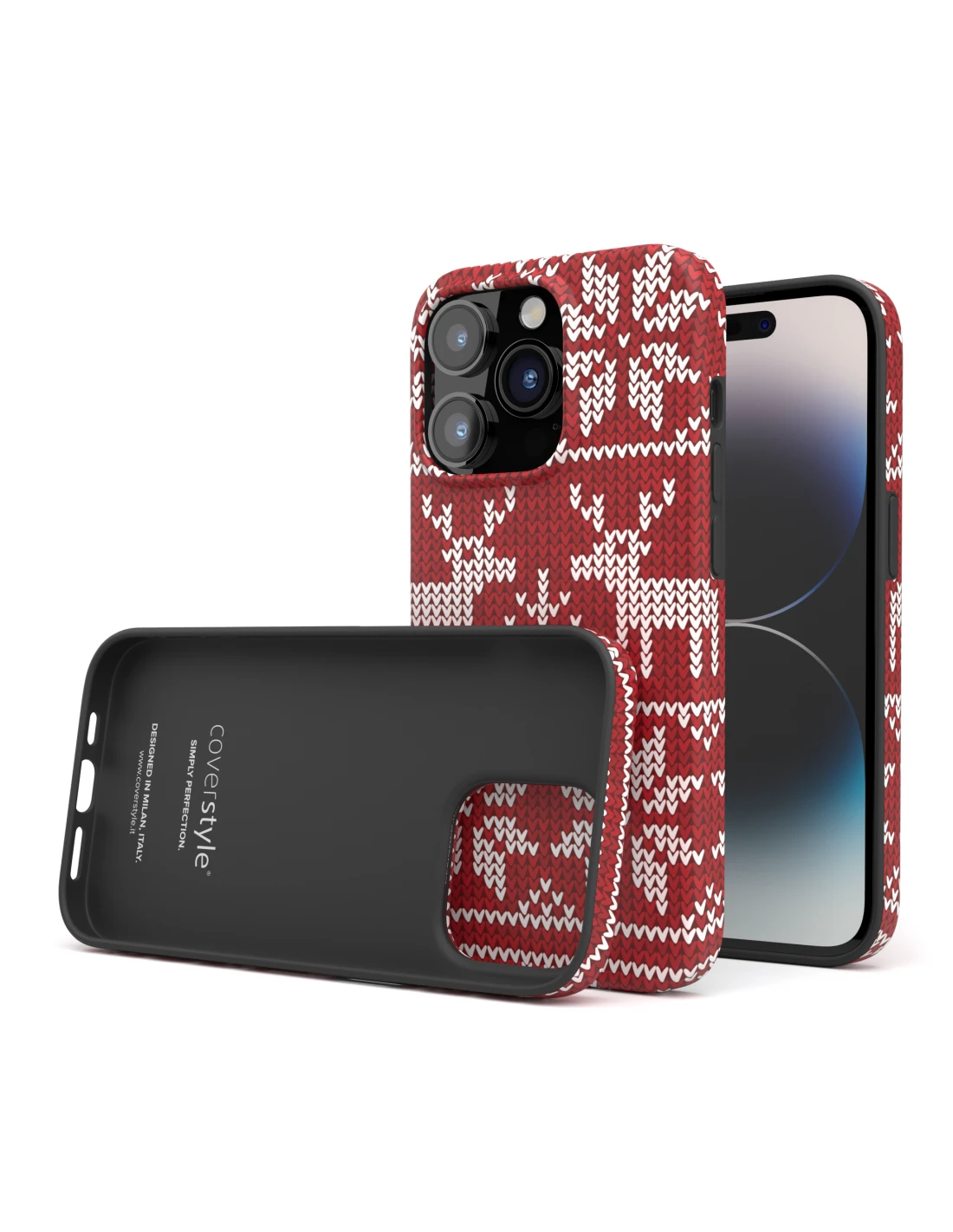DesignFlex® - Custodia In TPU Flessibile Opaco Per IPhone 14 Pro - Natale 2 DesignFlex® - Custodia In TPU Flessibile Opaco Per IPhone 14 Pro - Natale - immagine 2