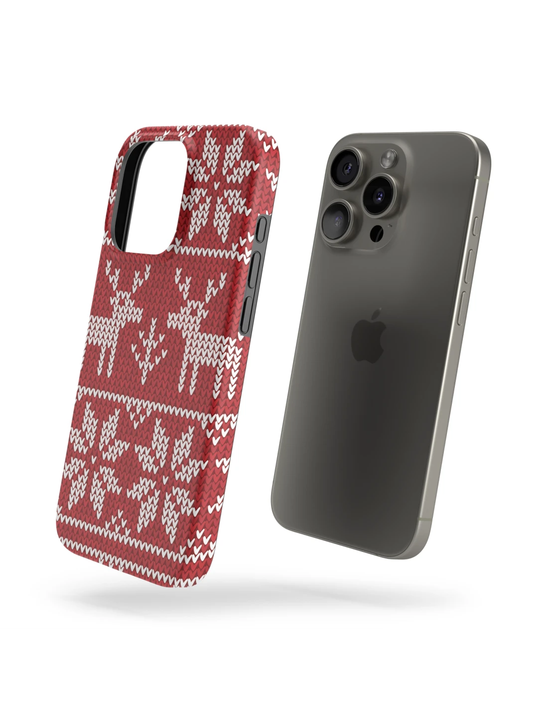 DesignFlex® - Custodia In TPU Flessibile Opaco Per IPhone 15 Pro - Natale 5 DesignFlex® - Custodia In TPU Flessibile Opaco Per IPhone 15 Pro - Natale - immagine 5