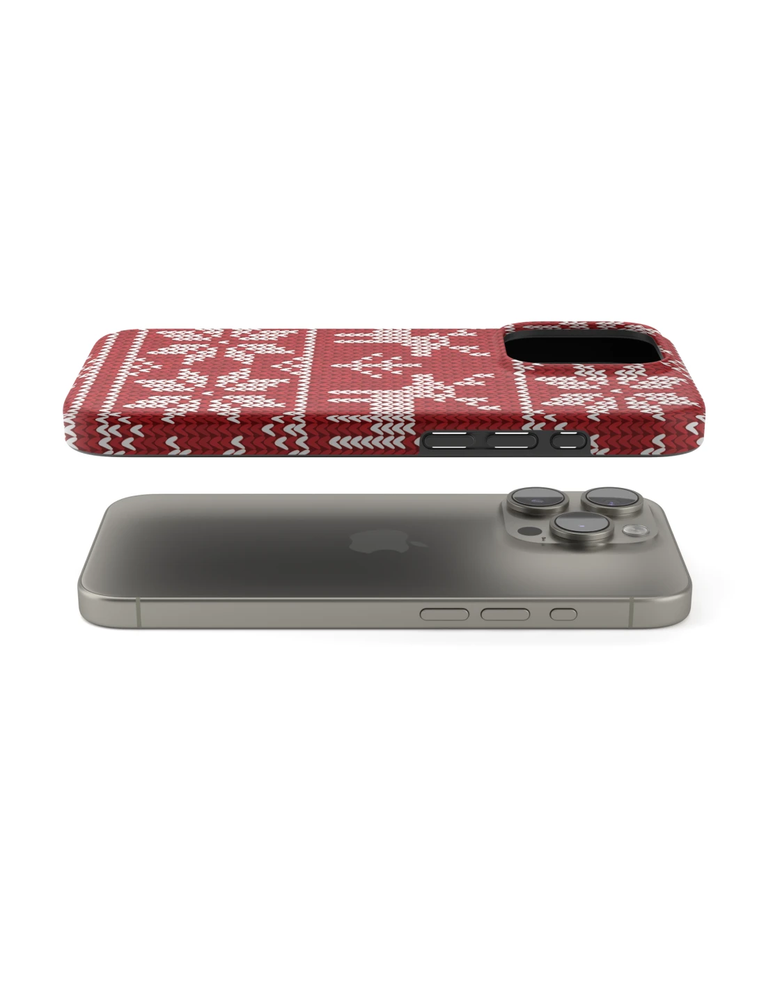 DesignFlex® - Custodia In TPU Flessibile Opaco Per IPhone 15 Pro - Natale 7 DesignFlex® - Custodia In TPU Flessibile Opaco Per IPhone 15 Pro - Natale - immagine 7
