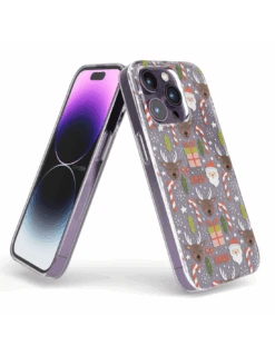 DesignFlex® - Custodia In TPU+PC Trasparente Per IPhone 14 Pro Max - Natale -Cover Style Negozio designflex custodia in tpupc trasparente per iphone 14 pro max natale 2