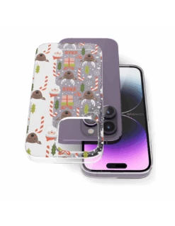 DesignFlex® - Custodia In TPU+PC Trasparente Per IPhone 14 Pro Max - Natale -Cover Style Negozio designflex custodia in tpupc trasparente per iphone 14 pro max natale 3