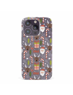 DesignFlex® - Custodia In TPU+PC Trasparente Per IPhone 14 Pro Max - Natale -Cover Style Negozio designflex custodia in tpupc trasparente per iphone 14 pro max natale 4