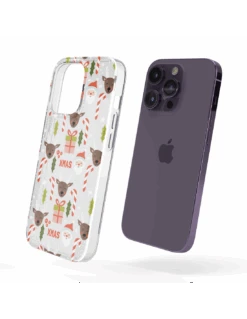 DesignFlex® - Custodia In TPU+PC Trasparente Per IPhone 14 Pro Max - Natale -Cover Style Negozio designflex custodia in tpupc trasparente per iphone 14 pro max natale 6
