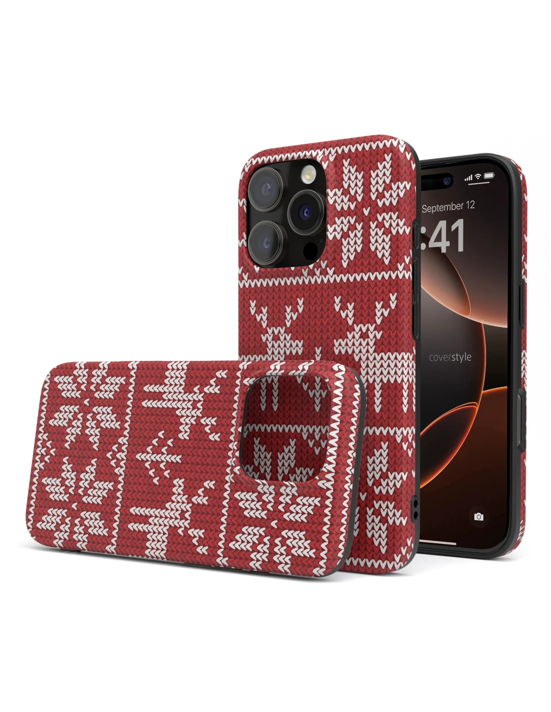 DesignFlex PRO® - Custodia In TPU Opaco + Supporto MagSafe® Per IPhone 16 Pro Max - Natale 2 DesignFlex PRO® - Custodia In TPU Opaco + Supporto MagSafe® Per IPhone 16 Pro Max - Natale - immagine 2