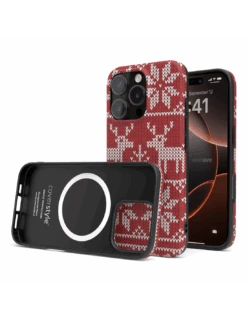 DesignFlex PRO® - Custodia In TPU Opaco + Supporto MagSafe® Per IPhone 16 Pro - Natale