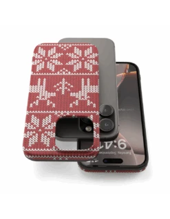 DesignFlex PRO® - Custodia In TPU Opaco + Supporto MagSafe® Per IPhone 16 Pro - Natale -Cover Style Negozio designflex pro custodia in tpu opaco supporto magsafe per iphone 16 pro natale 4