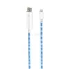 Dexim Visible Green Cavo Lightning Bianco - Luce Azzurra