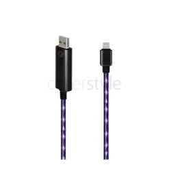 Dexim Visible Green Cavo Lightning Nero - Luce Viola