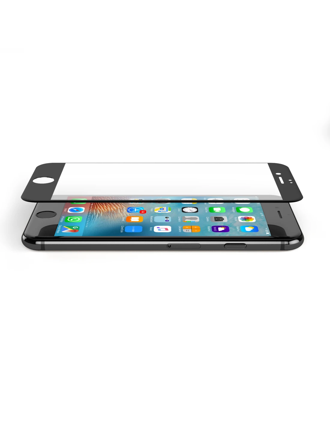 HyperGlass 3D 0.3 - Pellicola TOTALE In Vetro Temperato Qualità A+ Per IPhone 6/6S (4.7") - Nero 5 HyperGlass 3D 0.3 - Pellicola TOTALE In Vetro Temperato Qualità A+ Per IPhone 6/6S (4.7") - Nero - immagine 5