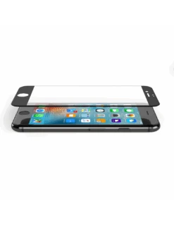 HyperGlass 3D 0.3 - Pellicola TOTALE Vetro Temperato Qualità A+ Per IPhone 6 / 6S Plus (5.5") - Nero -Cover Style Negozio hyperglass 3d 03 pellicola totale in vetro temperato qualita a per iphone 7 plus 55 nero 9