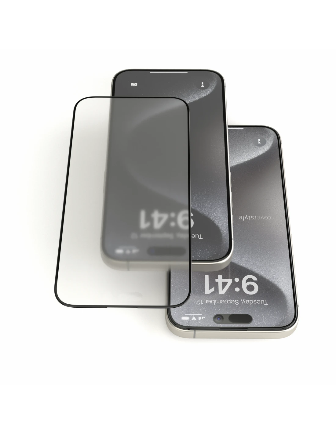 HyperGlass 3D MAT® - Pellicola OPACA In Vetro Temperato 3D Per IPhone 15 Pro - Nero 3 HyperGlass 3D MAT® - Pellicola OPACA In Vetro Temperato 3D Per IPhone 15 Pro - Nero - immagine 3