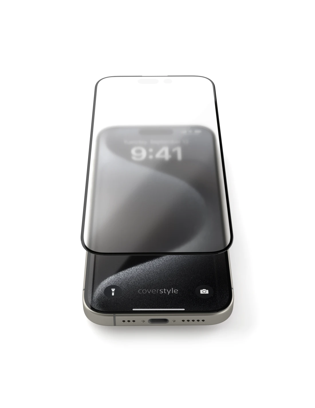 HyperGlass 3D MAT® - Pellicola OPACA In Vetro Temperato 3D Per IPhone 15 Pro - Nero 5 HyperGlass 3D MAT® - Pellicola OPACA In Vetro Temperato 3D Per IPhone 15 Pro - Nero - immagine 5