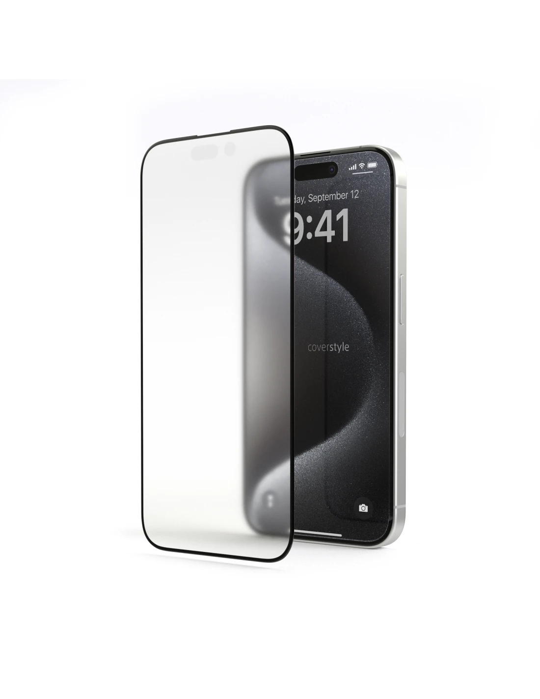 HyperGlass 3D MAT® - Pellicola OPACA In Vetro Temperato 3D Per IPhone 15 Pro - Nero 1 HyperGlass 3D MAT® - Pellicola OPACA In Vetro Temperato 3D Per IPhone 15 Pro - Nero