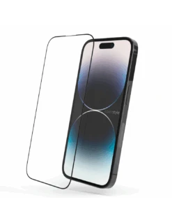 HyperGlass 3D® - Pellicola In Vetro Temperato 3D Per IPhone 14 Pro Max - Nero -Cover Style Negozio hyperglass 3d pellicola in vetro temperato 3d per iphone 14 pro max nero 4