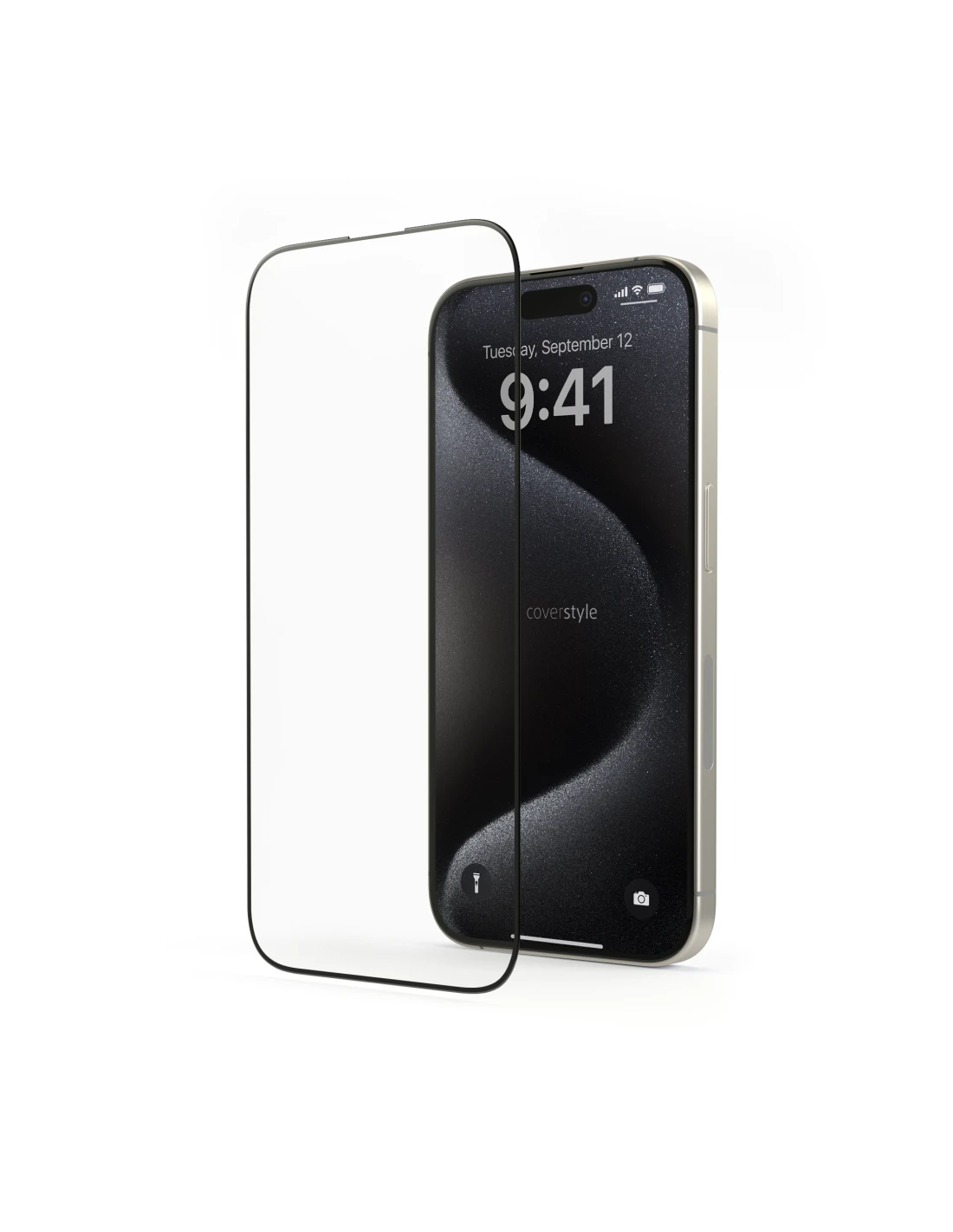 HyperGlass 3D® - Pellicola In Vetro Temperato 3D Per IPhone 15 Pro - Nero 1 HyperGlass 3D® - Pellicola In Vetro Temperato 3D Per IPhone 15 Pro - Nero