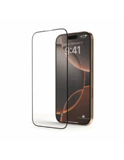HyperGlass 3D® - Pellicola In Vetro Temperato 3D Per IPhone 16 Pro - Nero